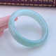 FALRIA Fa Laier ice jade bracelet Burmese ice waxy light green floating green oil green floating flower jade bracelet full circle high ice authentic jade bracelet 59mm