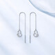 Chao Acer Boya Hulu platinum earrings for women PT950 earrings car with Chinese style as a gift for girlfriend, priced at 250 yuan, 1.75g, one pair