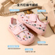 Aibi Leco Spring and Summer Kindergarten Indoor Shoes Breathable Girls' Shoes New Toddler Shoes Boys Soft Sole Anti-Slip Anti-Kick Floor Shoes F710M Pink-Second Cotton Thin Velvet Winter Plus Velvet 28 Shoe Inner Length 17.5cm/Suitable for Foot Length 17.0cm