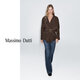 Massimo Dutti Discount Upgrade 2026 Women's French Elegant Temperament Brooch Waist Long Shirt Long Sleeve 05135695 Chocolate M -L (CN 175/96A)