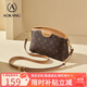 Aokang bag women's bag 2025 trendy retro small square bag light luxury crossbody shoulder bag birthday gift for mother and wife