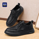 Heilan House (HLA) Men's Shoes 2025 Autumn and Winter New Style Sneakers Men's Business Casual Leather Shoes Trendy Versatile Casual Shoes Men's Black 41