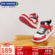 Dr. Jiang toddler shoes, sports shoes, winter warm high-top children's shoes for boys and girls B14244W004 red/rice/black 25