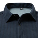Li Meng winter men's warm shirt plus velvet thickened long-sleeved plaid shirt middle-aged dad wear 331 navy strip 2XL