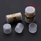 GJXBP thread protective sleeve plastic pipe cap cover external thread plastic sleeve bolt sleeve screw protective cap M1 M12 500 pieces inner diameter 11.9mm height 14.5mm
