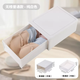 Yusenyi Underwear Storage Box Drawer-type Household Underwear and Socks Organizer Box Underwear and Socks Organizing Box Three-in-one Separated Storage Box for Underwear Unchecked Ordinary Style White (Compared to Large Sizes)