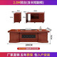 Boss desk, president desk, executive desk, single supervisor desk, manager desk and chair combination, simple modern office furniture 2.0 meters - single table + double mobile cabinets