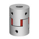 Three-April Tiger Plum Blossom Coupling Star Motor Linear Module Sliding Table Encoder Three-claw Top Wire Fixed Coupling 14223 to 8 Please note the holes at both ends