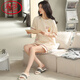 Langsha Pyjamas (Langsha) Sommer-Sommer-Baumwollshorts können an der Außenseite 2025 neue Baumwollhauskleidung 9856 Marke Pure Cotton M empfohlen werden 80-100jin [Jin entspricht 0,5 kg]