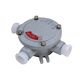 Explosion-proof junction box cast aluminum AH waterproof DN20 three-way four-way explosion-proof box junction box over-the-wire box terminal box IIC simple model (with heart) D type four flat certificate complete 6 points DN20G3/4