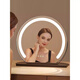 Mortina German bedroom lighted makeup mirror LED fill light rechargeable lamp desktop rotatable makeup table mirror imported from Germany 50cm champagne gold rechargeable
