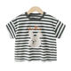 RightEuro (RightEuro) boy short-sleeved T-shirt summer clothes children's clothing children's baby boy children's half-sleeved top summer thin clothes U15839 beige 90 cm