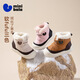 Minibala winter velvet warm children's baby cotton shoes 25 new high-top boys' casual shoes girls' snow boots cotton boots