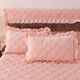 Mercury Series Home Textiles European Light Luxury Class A Baby Velvet Quilted Bed Skirt Single Piece Thickened Milk Coral Velvet Lace Bed Pink Jade Single Bed Skirt 120cm*200cm
