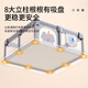 Betas Game Fence Baby Guar-réchaigneux Enfants Planchers Indoor Home Living Room Fence Mignon Bear 180200cm