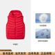 BOSIDENG Children's Down Jacket Vest Girls 2025 Autumn and Winter New Hooded Lightweight Warm Boys' Outer Wear Vest Chinese Red 1215 One Size 110_56