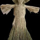 Scarecrow handmade weaving craft Halloween props Scarecrow small size about 18 cm, one for men and one for men