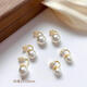 Pearl style ear clips for girls without pierced ears, 2025 new mosquito coil discs, temperament, high-end, light luxury earrings, ear clips 12mm