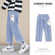 Ye yu Jeans Herren neuer Sommer lose lose harte Hose Trendy Marke Ins Hong Kong Style Vielseitige trendige hübsche neunte Hose schwarz 16789 S 80-96jin [Jin ist 0,5 kg]