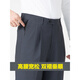 JOEONE men's double-pleated trousers for men in autumn and winter, middle-aged and elderly men's high-waisted straight pleated loose wool dad pants 605 dark gray double-pleated/loose version 42 waist 3.2 feet