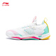 Li Ning Raid | Shock-absorbing badminton professional shoes for men and women, soft, breathable and wear-resistant low-top sports shoes, authentic