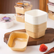 Yusenyi cupcake mold square disposable covered baking paper tray tool bread packaging box cup date cake oven pure white square (50 pcs) 50 pcs pure white square (50 pcs)