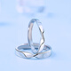 MZMZ Mobius Platinum Couple Ring PT950 Platinum Pairing Rings Wedding Valentine's Day Birthday Gift for Girlfriend and Wife Light Luxury Style - Living Pairing Rings Local Warehouse for Next Day Delivery