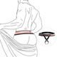 Meinaier men's exposed thong men's special couple's sexual intercourse stimulates women's extremely dirty temptation gay gay blue L丨110-130Jin Jin is equal to 0.5 kg