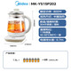 Midea Health Kettle Large Capacity Tea Maker Intelligent Reservation 1.5L Kettle Constant Temperature Tea Kettle Office Electric Kettle Flower Tea Kettle Easy-to-Clean Glass Top YS15P202 1.5L