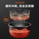 Midea low-sugar and low-calorie IH smart rice cooker Pro rice cooker for home use reducing reducing sugar WIFI smart control health-preserving steamed rice for small sugar people with high blood sugar special low-fat micro-pressure rice cooker IH heating 4L