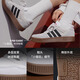 
adidas small serrated D-PAD CLASSIC casual beautiful high style retro basketball shoes adidas light gray/black/light scarlet 38