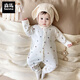 Semir children's newborn pure cotton jumpsuit for men and women, fashionable coat and rompers for autumn and winter baby outing clothes, long-sleeved bottoming shirt, polka dot cotton jumpsuit 66cm