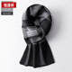 Hengyuanxiang pure wool men's scarf 2025 new autumn and winter thickened scarf as a birthday gift for boyfriend and dad 8056 black gray