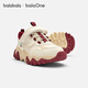 Balabala children's shoes children's sports shoes girls thick-soled shoes spring and autumn 2026 new trendy boys' jogging shoes red new year trend