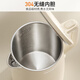Joyoung kettle electric kettle household food grade 304 stainless steel 1800W rapid heating automatic power off 2 liter large capacity K20FD-W190