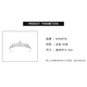 NIANFIN Xu Yan's same style crystal princess crown headpiece birthday rhinestone crown headband high-end headband bridal hair accessories