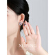 XUPING Xuping Jewelry Imitation Crystal Series Ocean Heart Earrings Gift Accessories Purple Color