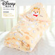 Disney (Disney) baby quilt, inner layer, pure cotton newborn wrap, baby blanket, autumn and winter thickened sleeping bag supplies, extra large and thickened baby yellow 100x100cm