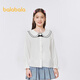 Balabala Girls' Shirt Children's Long Sleeve 2025 Autumn Clothing College Cool Feel Antibacterial Soft Easy Care 208325102001