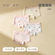 BETUS vernix leather children's underwear breathable girls' boxer leggings baby girl's underwear pure cotton hypoallergenic antibacterial 4 pack