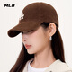 MLB Official Male and Female Couple Versatile Large Logo Fashion Casual Corduroy Baseball Cap 24 Autumn and Winter CPWC1 Los Angeles Dodgers/Brown One Size