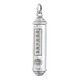 Звездная серебряная рифма S925 серебряная серебряная коробка Gawu Gawu Glossy Cylindrical можно открыть и установить с подвеской Lotus Sutra Boruo Heart Sutra Pired 13587 Great