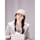 Sumubai (Somubay) Zhao Zhaoyi même chapeau de front rétro pour les femmes au printemps et en été minces décontractées et polyvalentes, un petit chapeau de journal BERET BEIGE M (56-58 cm)