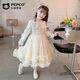 Piggy Banner (PEPCO) Children's Princess Dress Autumn and Winter Girls Fashionable Birthday Winter Dress Girls Dress Autumn and Winter Champagne 130