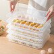 Home Story (KATEI STORY) Japanese dumpling box refrigerator storage box food-grade frozen dumpling box crisper box dumpling wonton quick-frozen box tray new material upgrade transparent 1 pack 1 layer