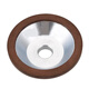 
XMSJ customized resin diamond grinding wheel grinder bowl type parallel grinding wheel tungsten steel knife alloy rod grinding wheel green BW1 bowl type 12532 holes 180 mesh