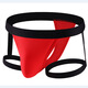 Bagged new genuine quick-drying men's butt lift thong personalized fashionable low-waist underwear breathable polyester underwear black S 90-110Jin Jin equals 0.5 kg