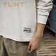 TLXT spring and autumn heavyweight inner wear men's long-sleeved T-shirt loose large size American fashion brand top Henry collar bottoming shirt sweatshirt white velvet XL suitable weight 145-160Jin Jin equals 0.5 kg
