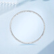 Mengjinyuan Platinum Bracelet PT950 Crushed Ice Bracelet Platinum Bracelet Car Flower Bracelet Birthday Gift for Wife
