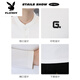 Playboy (PLAYBOY) Stand Collar Long Sleeve T-shirt Men's Spring and Autumn Bottoming Shirt Autumn and Winter Henley Collar Sweater Top New Product 9328 Apricot Regular. Specification M About 95-105 Jin Jin equals 0.5 kg